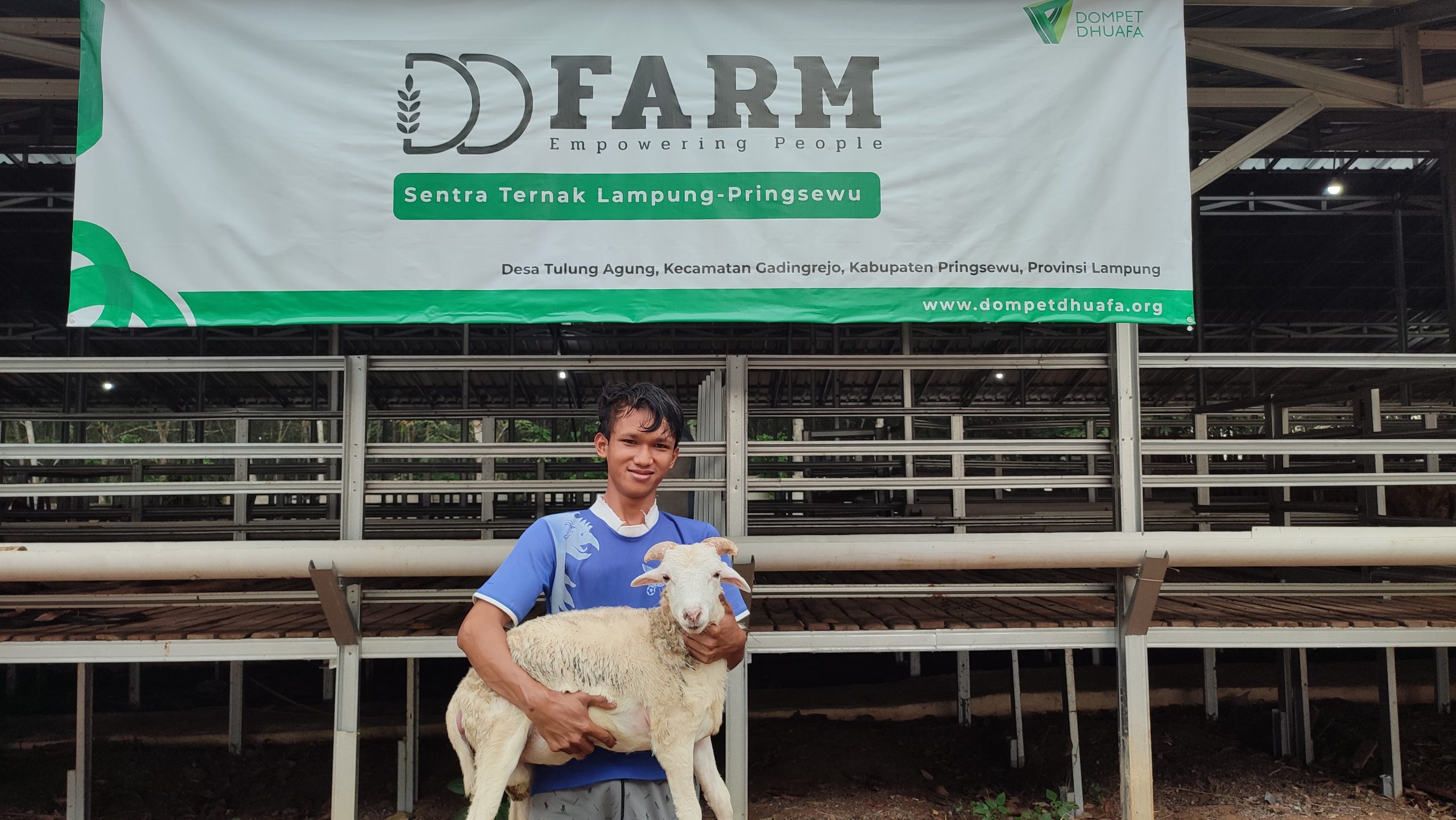 Bukti Zakat Bidang Ekonomi Sentra Ternak DD Farm Lampung || Foto: Dok. Dompet Duafa Lampung