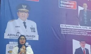 Hadir di Tengah Pejabat dan Petinggi Organisasi, Farah Nuriza Amelia Stimulasi Generasi Milenial Lampung