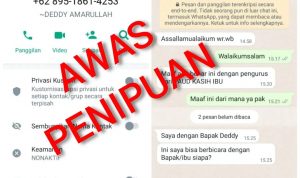 Hati-hati! Penipuan Mencatut Nama Wakil Wali Kota Bandar Lampung