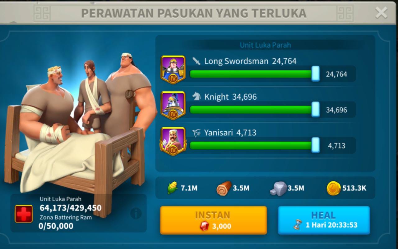 Troops Healing || Rise of Kingdoms