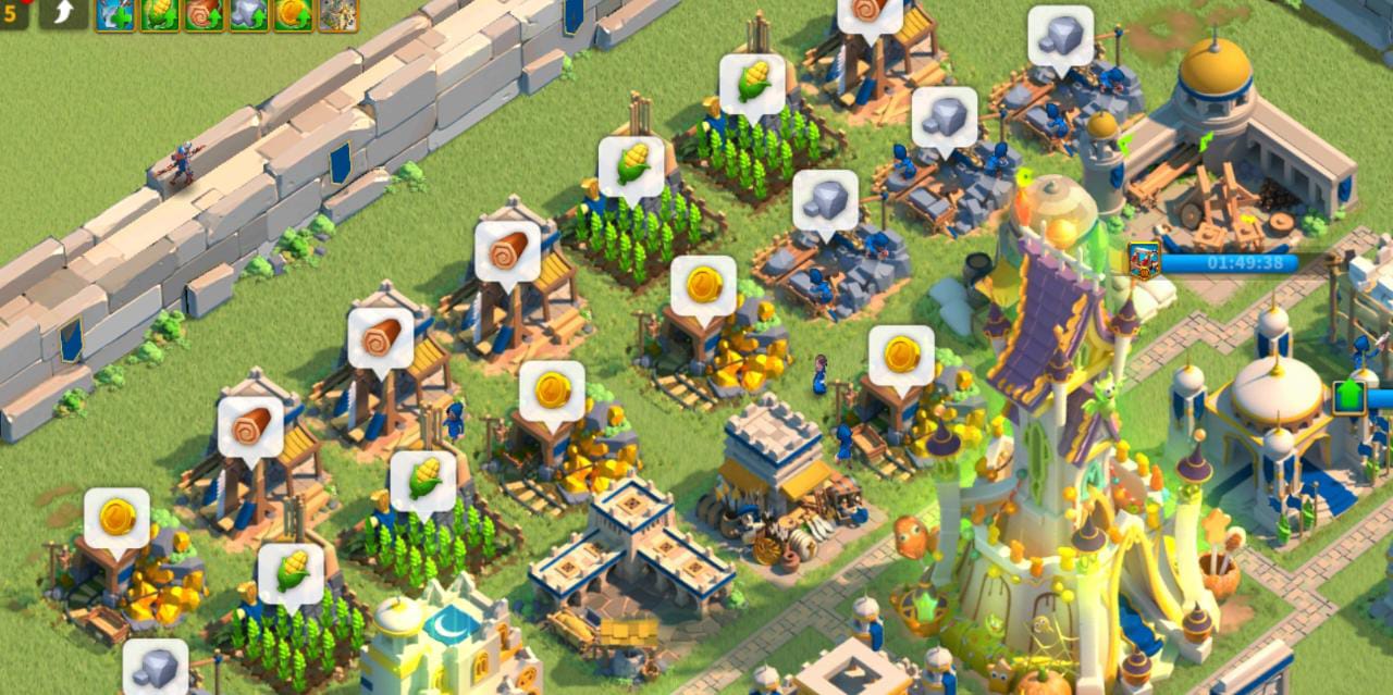 Ladang di dalam kota || Rise of Kingdoms