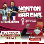 Pemkot Bandar Lampung Gelar Nobar Final Piala Dunia di Tugu Adipura