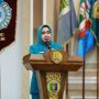 Ketua TP PKK Provinsi Lampung Riana Sari Arinal saat menghadiri Rapat Koordinasi (Rakor) PKK Tahun 2023 || Foto: Adpim Pemprov Lampung