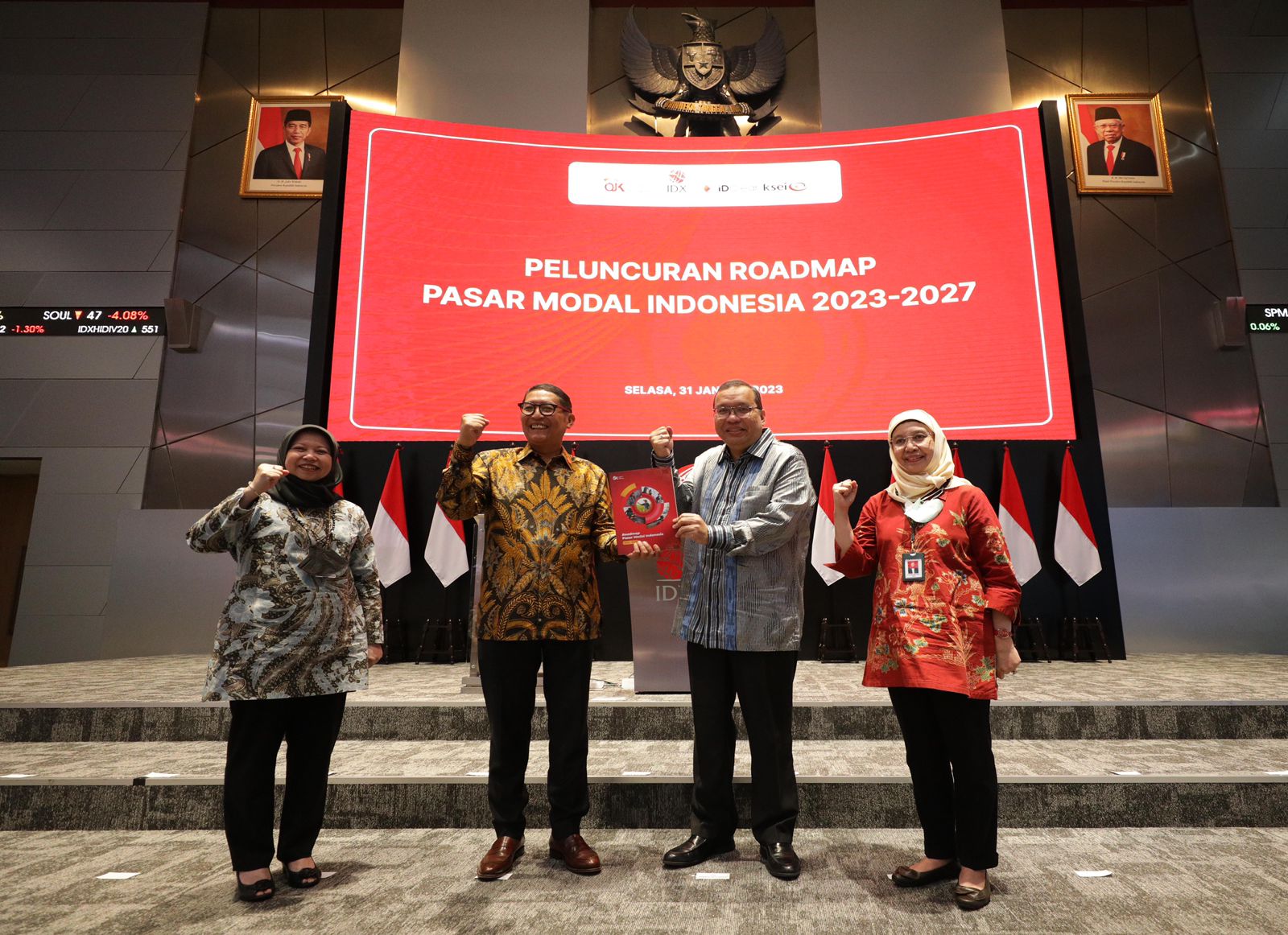 Otoritas Jasa Keuangan (OJK) secara resmi meluncurkan Roadmap Pasar Modal Indonesia 2023-2027 || Foto: Istimewa