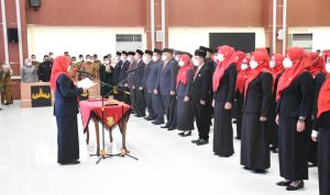 Eva Dwiana Rotasi 6 Pejabat Eselon II