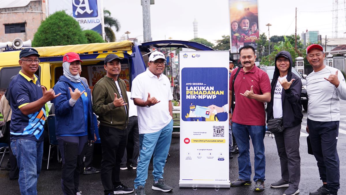 Kanwil DJP Bengkulu dan Lampung berpartisipasi dalam acara Car Free Day dengan membuka pojok pajak yang dilaksanakan di Tugu Adipura, Kota Bandar Lampung Minggu (12/2/2023) || Foto: Dok. Kanwil DJP Bengkulu dan Lampung