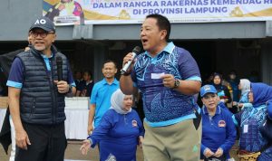 Bangun Sinergi, Gubernur Arinal Bersama Mendag Zulkifli Hasan dan FKPLP Laksanakan Senam Bersama