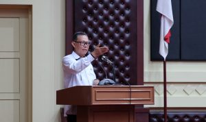 Sekdaprov Lampung Pimpin Rapat Pelaksanaan APBD 2023 dan Penguatan Aparatur dalam Penyusunan Laporan Keuangan