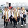 Ibu Iriana Joko Widodo dan para anggota Organisasi Aksi Solidaritas Era Kabinet Indonesia Maju (OASE KIM) melaksanakan kunjungan kerja di Provinsi Lampung || Foto: Kominfo