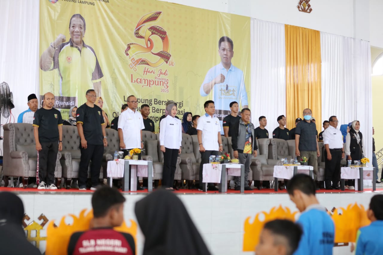 Pemprov) Lampung menggelar pertandingan bulu tangkis, tenis meja dan atletik bagi pelajar difabel se-Provinsi Lampung || Foto: Adpim Pemprov Lampung