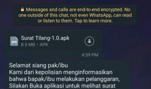 Awas! Modus Penipuan Surat Tilang di Whatsapp Bisa Retas Ponsel