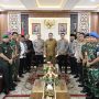 Suasana silaturahmi Pisah Sambut Kapolda Lampung di Mapolda Lampung bersama Gubernur Lampung Arjnal Djunaidi || Foto: Adpim Pemprov Lampung
