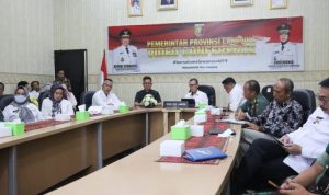 Pemprov Lampung Ikuti Rapat Pengendalian Inflasi bersama Mendagri