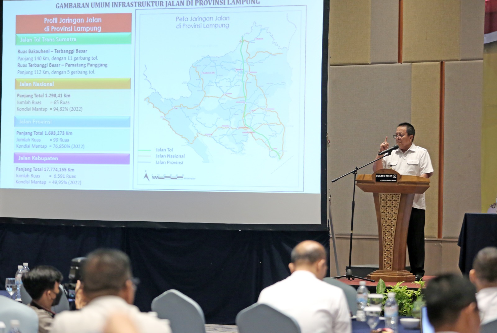 Gubernur Lampung Arinal Djunaidi membahas penanganan infrastruktur di Provinsi Lampung || Foto: Adpim Pemprov Lampung