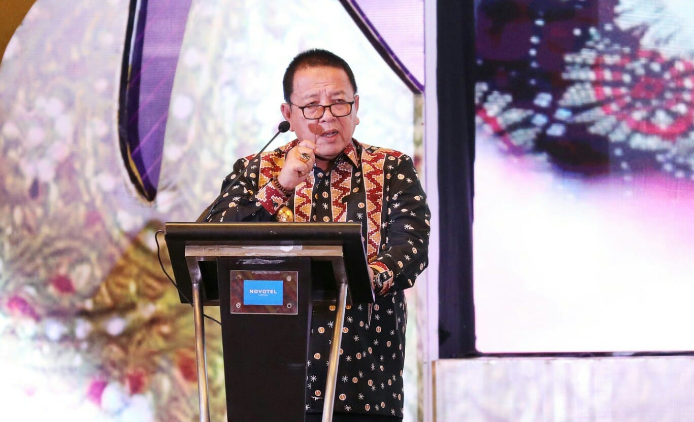 Gubernur Lampung Arinal Djunaidi dalam acara Gala Dinner kegiatan Gelar Teknologi Tepat Guna Nusantara (GTTGN) XXIV Tahun 2023 || Foto: Adpim Pemprov Lampung