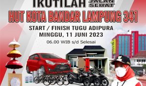 Pemkot Bandar Lampung Gelar Jalan Sehat, Hadiahnya Rumah dan Mobil