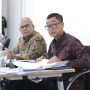 Direktur Utama PLN, Darmawan Prasodjo (kanan) dan Komisaris Utama PLN, Amien Sunaryadi (kiri) saat menghadirI RUPS PLN, Rabu (7/6/2023) || Foto: Dok. PLN