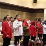 Walikota Eva Dwiana Hadiri Pelantikan Pengurus FKI Lampung