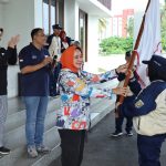 Ikuti Jumpa Bakti Gembira Tingkat Nasional IX, Ketua Umum PMI Lampung Lepas Kontingen PMR Lampung