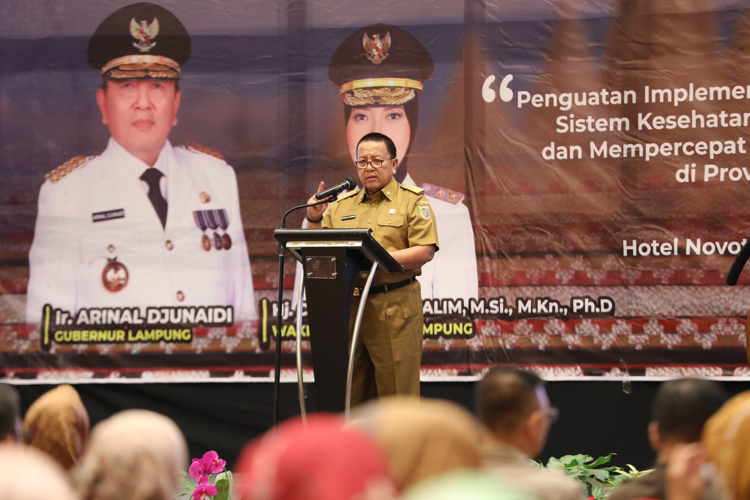 Gubernur Lampung Arinal Djunaidi membuka Rakerkesda Provinsi Lampung Tahun 2023 || Foto: Adpim Pemprov Lampung