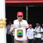 Ketua Umum Pengurus Pusat PMI Jusuf Kalla saat menghadiri Upacara Pembukaan Jumbara PMR IX Tahun 2023 di Stadion Jati, Kalianda || Foto: Adpim Pemprov Lampung