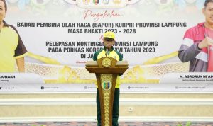 Ikuti Pornas Korpri XVI di Jawa Tengah, Sekdaprov Fahrizal Lepas Kontingen Korpri Lampung