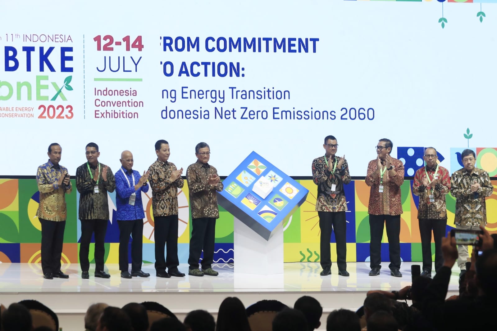 Seremoni pembukaan acara EBTKE Conex 2023 di Tangerang pada Rabu (12/7/2023) || Foto: Dok. PLN