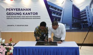 Serah Terima Gedung Kantor dari BRIN Ke BSN, Kepala BSN: Kami Berusaha Optimalkan Pemanfaatan Aset