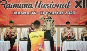 Wagub Chusnunia Lepas Kontingen Pramuka Lampung Ikuti Raimuna Nasional XII
