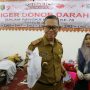 Pemprov Lampung bersama PMI menggelar kegiatan Siger Donor Darah dalam rangka menyambut Hari Ulang Tahun Republik Indonesia (HUT RI) ke-78 || Foto: Adpim Pemprov Lampung