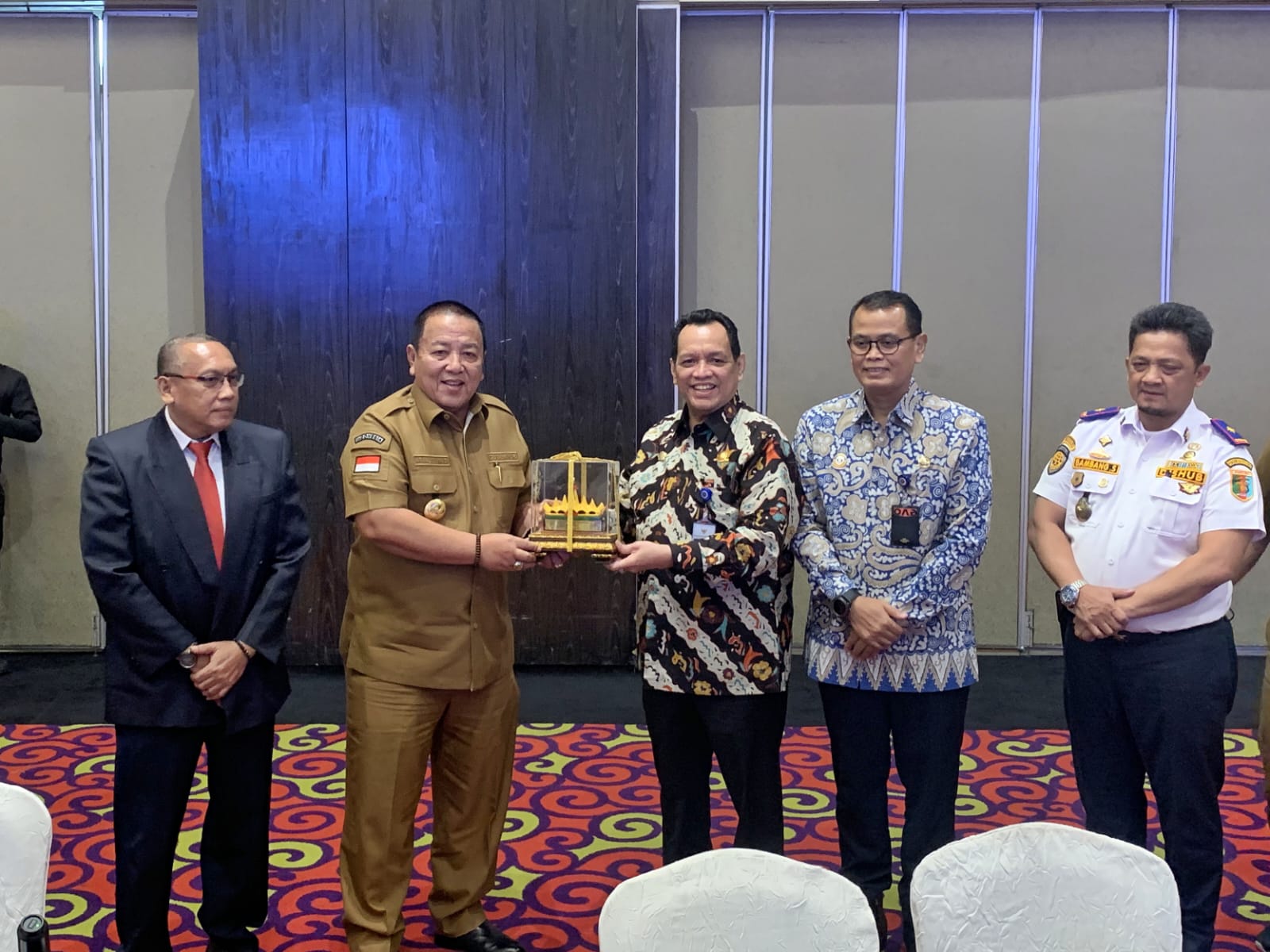 Gubernur Lampung Arinal Djunaidi saat membuka acara Mapping Isu Strategis Program Pembangunan dan Kebijakan Sektor Transportasi Provinsi Lampung dan Bengkulu || Foto: Istimewa
