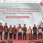 OJK Provinsi Lampung bersama TPAKD meresmikan Desa Inklusi Keuangan di Lampung Selatan || Foto: Dok. OJK Provinsi Lampung