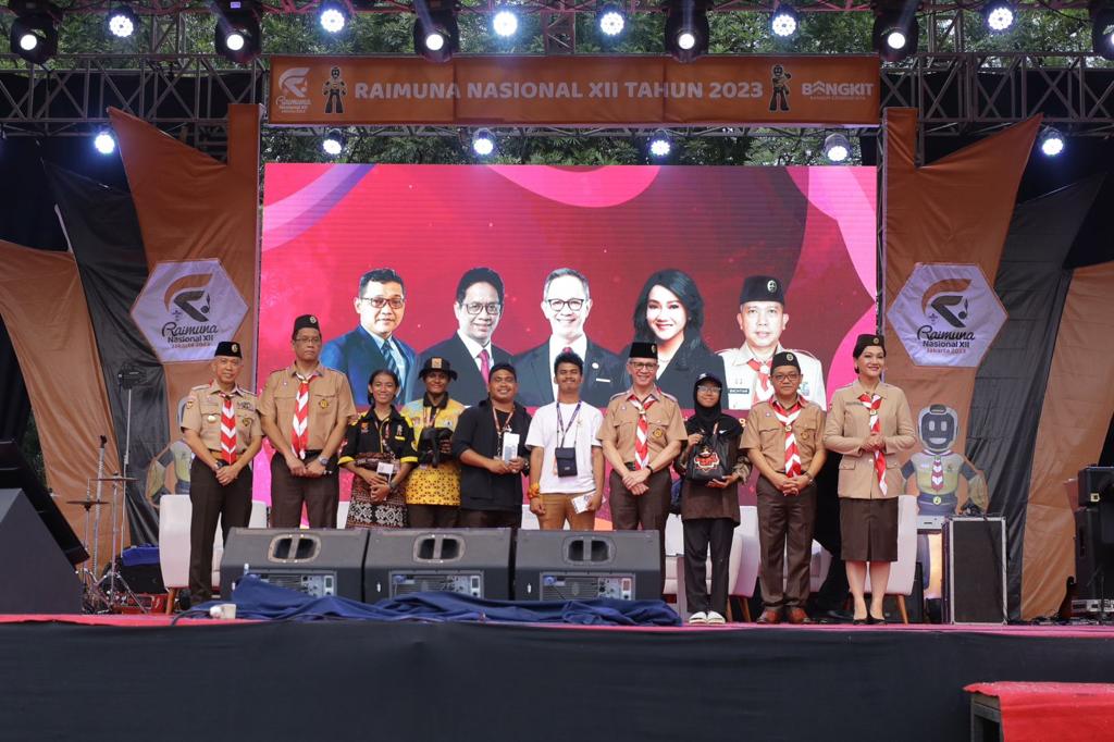Suasana peringatan Hari Indonesia Menabung 2023 yang digelar bersamaan dengan kegiatan Pramuka Raimuna Nasional XII 2023 || Foto: Dok. OJK