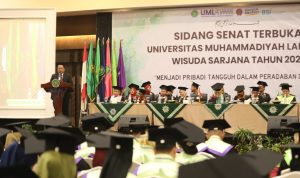 Hadiri Wisuda Sarjana UML, Gubernur Arinal: Wisudawan Jadi Penggerak dan Pelopor Pembangunan