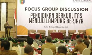 Majukan Sistem Pendidikan, Dinas Pendidikan dan Kebudayaan Provinsi Lampung Gelar FGD
