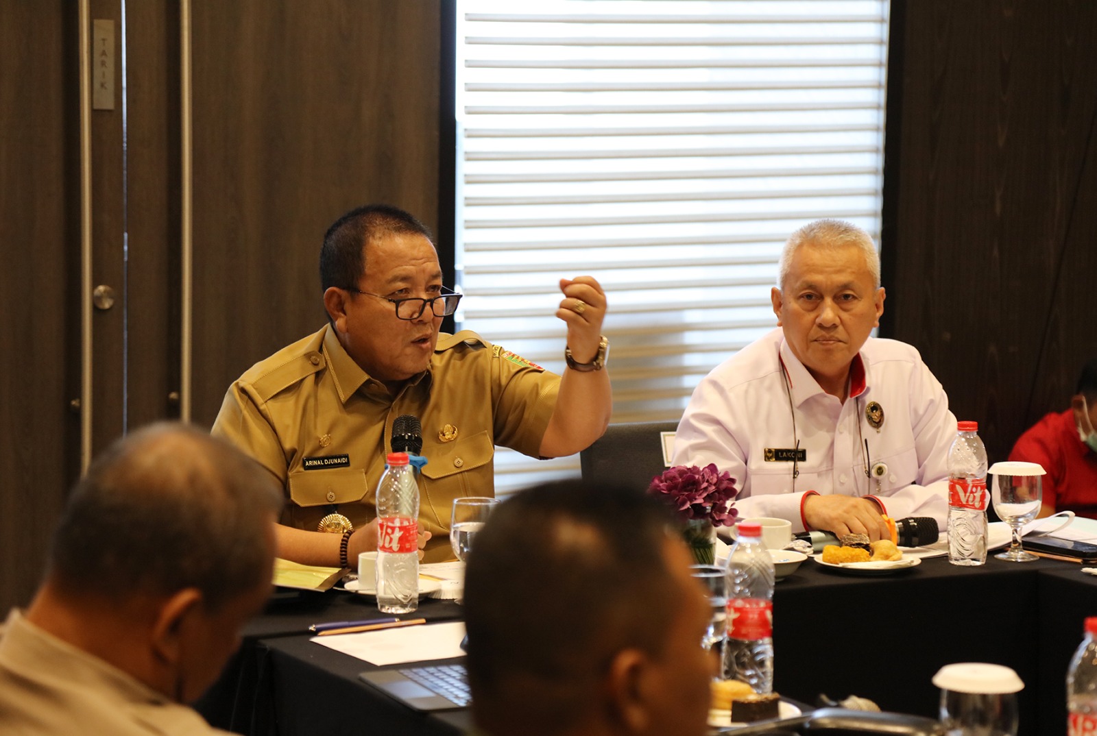 Gubernur Lampung Arinal Djunaidi saat Rapat Koordinasi Penanggulangan Karhutla Tahun 2023 || Foto: Adpim Pemprov Lampung