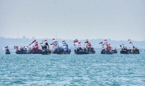 Festival Perahu Demokrasi Sapa Warga Pesisir Bandar Lampung
