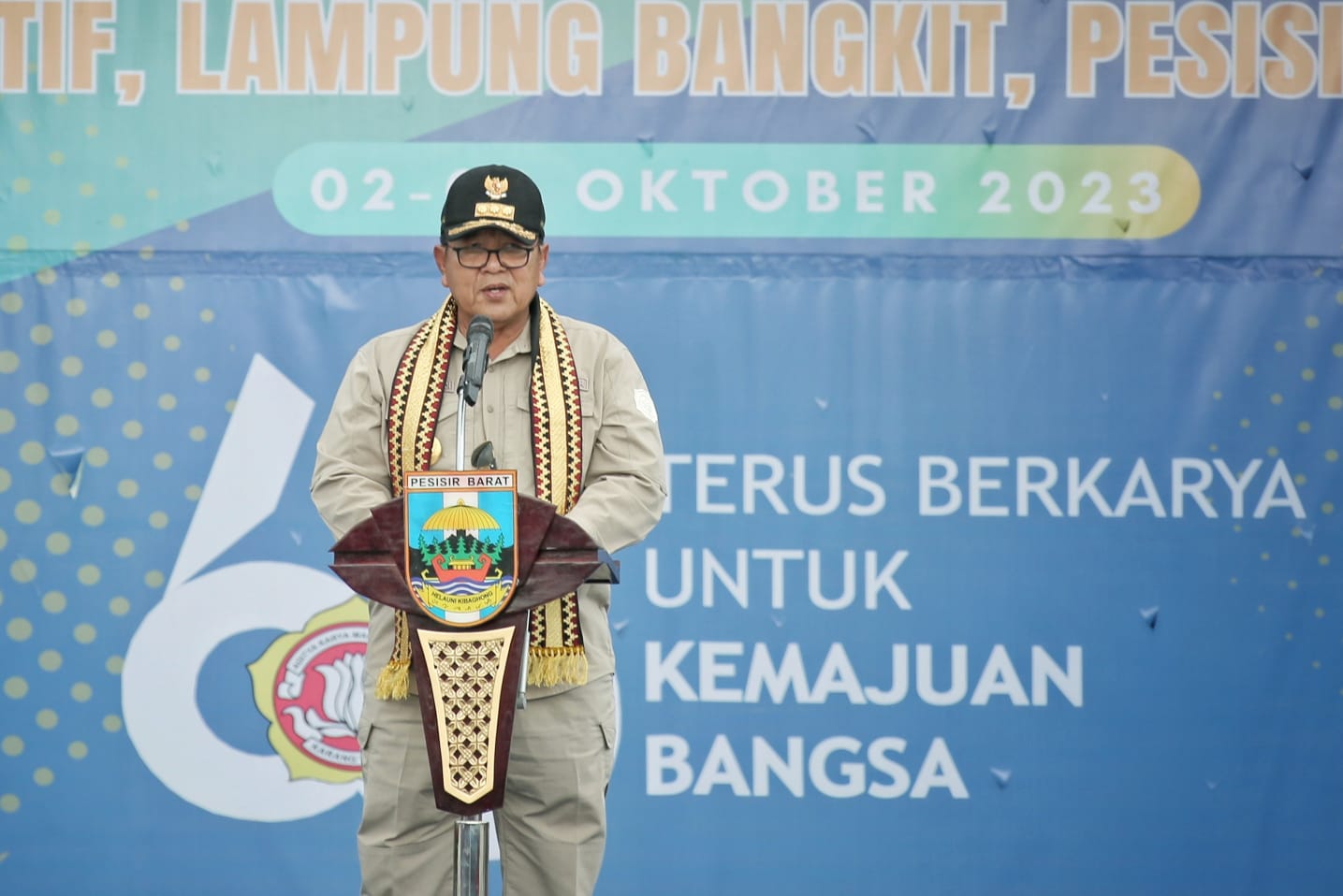 Gubernur Lampung Arinal Djunaidi membuka Acara Bulan Bakti Karang Taruna Tingkat Provinsi Lampung sekaligus HUT Karang Taruna ke-63 || Foto: Adpim Pemprov Lampung