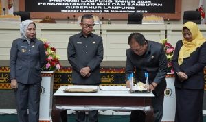 Badan Anggaran DPRD Sampaikan Laporan KUA dan PPAS RAPBD Provinsi Lampung 2024