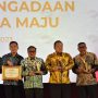 Pemprov Lampung meraih penghargaan Anugerah Pengadaan 2023 pada kategori Kementerian/Lembaga/Pemerintah Daerah dengan Persentase Nilai Transaksi Belanja Produk Dalam Negeri Terbesar dari LKPP RI || Foto: Dinas Kominfotik Provinsi Lampung