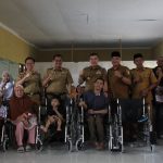 Pemprov Lampung melalui Program Pelayanan Sosial Jejaring Masyarakat (Yansos Jejama) Dinas Sosial, yang diadakan di Kabupaten Pesawaran, menjangkau 100 penyandang disabilitas || Foto: Istimewa