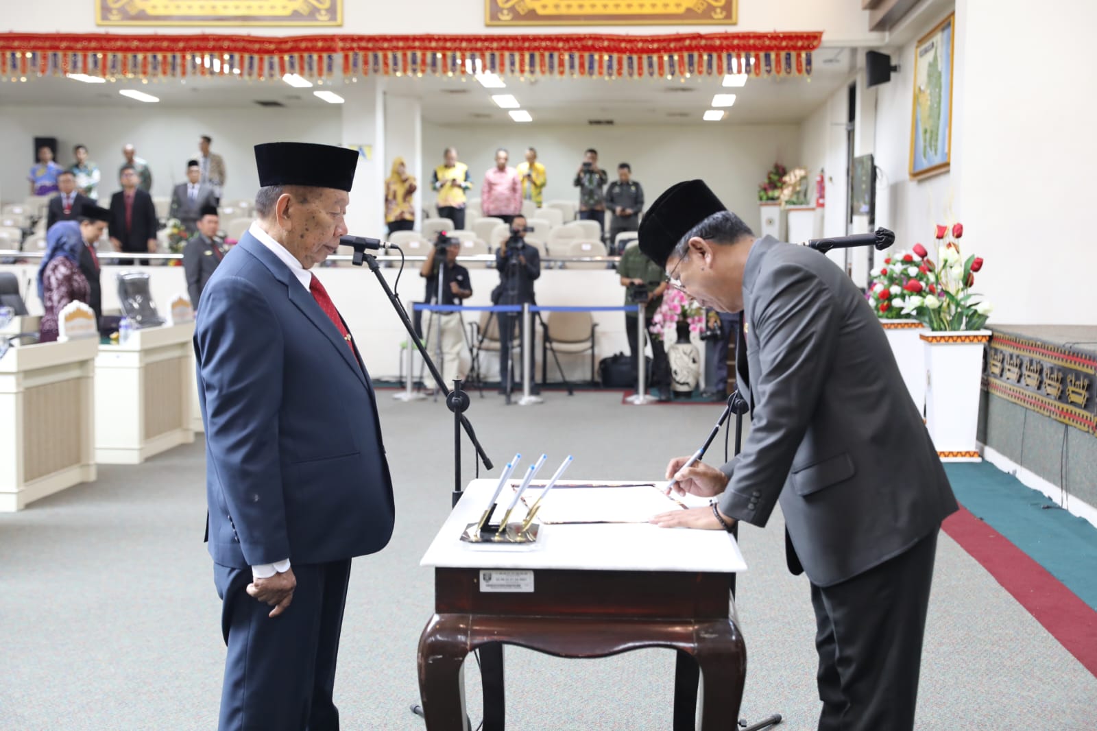Zamzani Yasin dilantik sebagai PAW Anggota DPRD Provinsi Lampung masa jabatan 2019-2024 || Adpim Pemprov Lampung