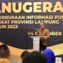 Sekdaprov Lampung, Fahrizal Darminto menghadiri Anugerah Keterbukaan Informasi Publik Tingkat Provinsi Lampung Tahun 2023 || Foto: Dinas Kominfotik Provinsi Lampung