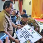 Peluncuran perdana Beras Medium Berjaya dalam rangka pengendalian inflasi 15 Kabupaten/Kota se-Provinsi Lampung || Foto: Dinas Kominfotik Provinsi Lampung
