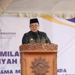 Gubernur Lampung Lakukan Peletakan Batu Pertama Pembangunan Masjid Galpanda Pondok Muhammadiyah Sidomulo