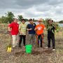 Kagamahut Provinsi Lampung turut serta dalam penanaman pohon yang dilakukan oleh Kagamahut se-Indonesia di Taman Bhinneka Tunggal Ika, BPSDM Provinsi Lampung || Foto: Istimewa