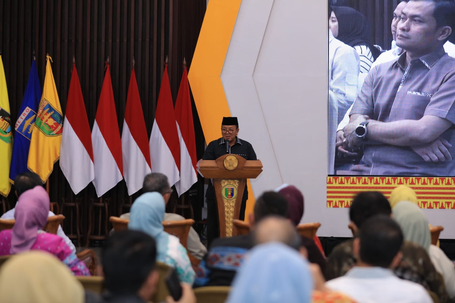 Gubernur Lampung Arinal Djunaidi menggelar Doa Bersama dan Ramah Tamah Tahun Baru 2024 || Foto: Adpim Pemprov Lampung