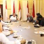 Gubernur Lampung Arinal Djunaidi saat menerima Audiensi Manajemen PT Angkasa Pura Bandara Raden Intan II Lampung || Foto: Adpim Pemprov Lampung