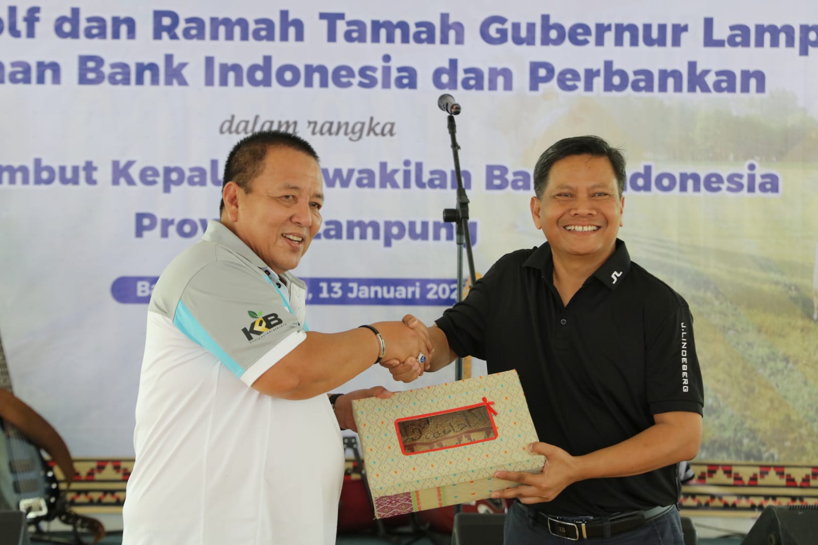 Gubernur Lampung Arinal Djunaidi pada acara turnamen golf dan ramah tamah Gubernur Lampung bersama Pimpinan Bank Indonesia dan Perbankan dalam rangka pisah sambut Kepala Perwakilan BI Lampung || Foto: Adpim Pemprov Lampung