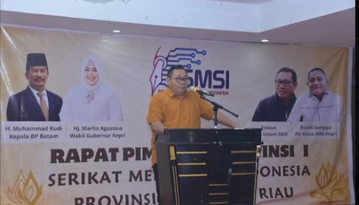 Sukses Gelar Rapimprov I SMSI Kepri, Ketua Umum Firdaus Tekankan Pemilu Damai